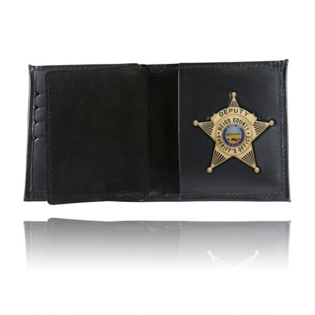 Boston Leather 175-S-4009 Book Style Badge Wallet, Card Slots Boston Leather 175-S-4009 Book Style Badge Wallet, Card Slots