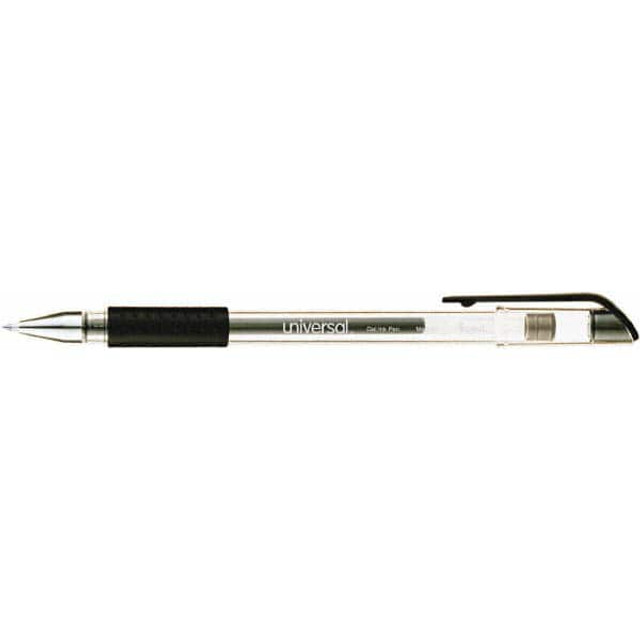 UNIVERSAL UNV39510 Roller Ball Pen: Conical Tip, Black Ink