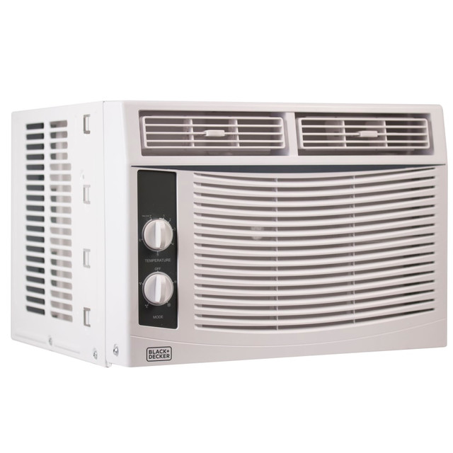 W APPLIANCE COMPANY LLC BWAC05MWTB Black+Decker Mechanical Window Air Conditioner, 5,000 BTU, White