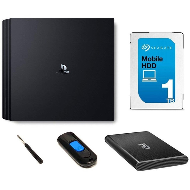 MICRONET TECHNOLOGY INC Fantom Drives PS4-1TB-KIT  FD 1TB PS4 Hard Drive - All in One Easy Upgrade Kit