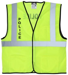 MCR Safety VCL2MLPLCX2 Class 2, Economy, Mesh, Silkscreened Pol