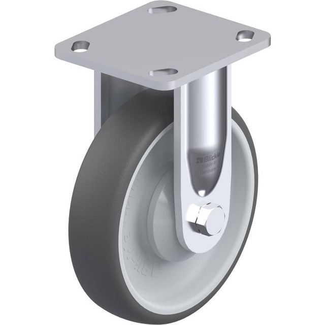 Blickle 913570 Top Plate Casters; Mount Type: Plate ; Number of Wheels: 1.000 ; Wheel Diameter (Inch): 6 ; Wheel Material: Polyurethane ; Wheel Width (Inch): 2 ; Wheel Color: Green