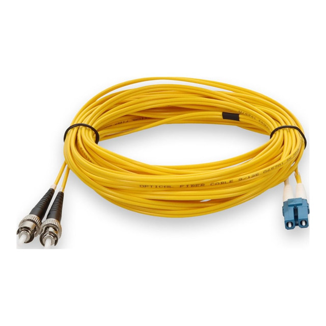 ADD-ON COMPUTER PERIPHERALS, INC. AddOn ADD-ST-LC-8M9SMF  8m LC to ST OS1 Yellow Patch Cable - Patch cable - LC/UPC single-mode (M) to ST/UPC single-mode (M) - 8 m - fiber optic - duplex - 9 / 125 micron - OS1 - halogen-free - yellow