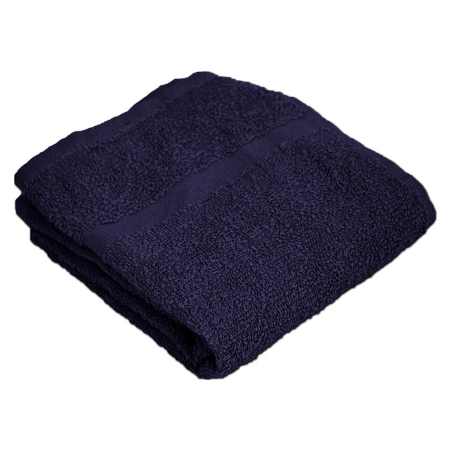 R&R TEXTILE MILLS INC 71624-12 Valu Hand Towels, 16in x 27in, Navy, Pack Of 12 Towels R&R TEXTILE MILLS INC 71624-12 Valu Hand Towels, 16in x 27in, Navy, Pack Of 12 Towels