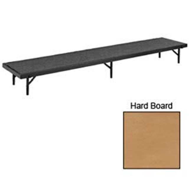 National Public Seating Riser Tapered with Hardboard - 78""L x 18""W x 32""H p/n RT32HB