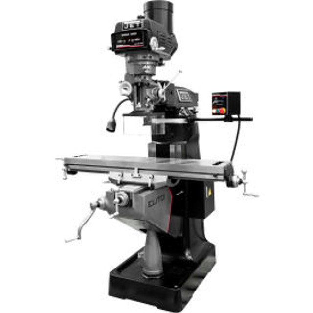 JET Equipment JET® 894140 ETM-949 Mill with 3-Axis ACU-RITE 303 (Quill) DRO and X Y-Axis JET Powerfeeds p/n 894140