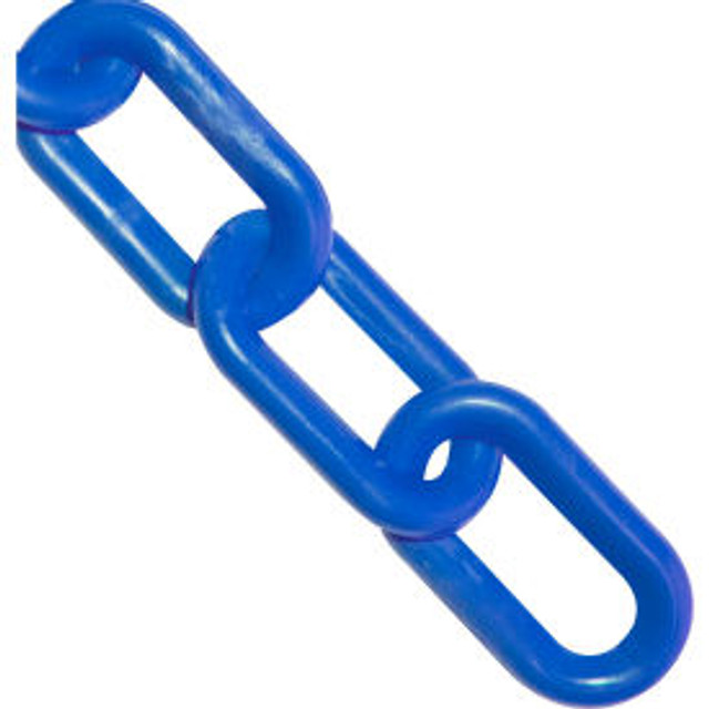 Global Industrial Mr. Chain Plastic Chain 3/4"" Link 25'L HDPE Blue p/n 00006-25
