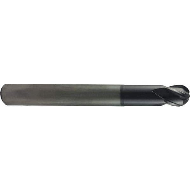 Regal Cutting Tools 090072RM Ball End Mill: 0.75" Dia, 0.75" LOC, 4 Flute, Solid Carbide