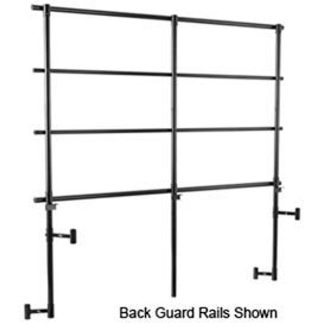 National Public Seating Side Guard Rails for Standing Risers - 3 Level p/n SGR3L