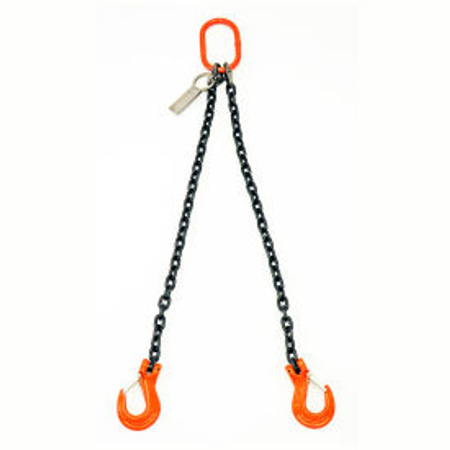 MAZZELLA LIFTING TECHNOLOGIES Mazzella Lifting Chain Sling 3/8"" X 3' DOS G100 (CM) p/n CHS038X03DCM1-M