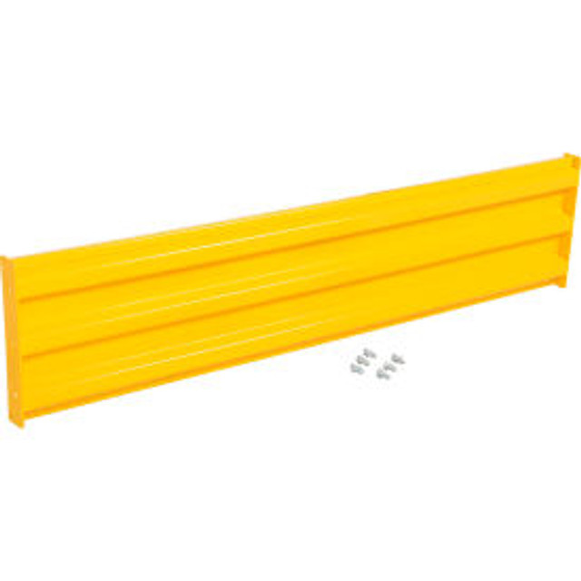 Vestil Manufacturing Vestil Bolt-On Style Steel Guard Rail 3-Rib 5-1/2'L Yellow p/n GR-F3R-BO-6-YL