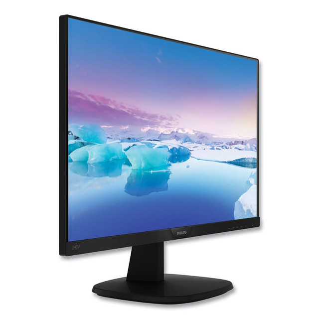 PHILIPS SPEECH PROCESSING 243V7QJAB V-Line Full HD LCD Monitor23.8" Widescreen, IPS Panel, 1920 Pixels x 1080 Pixels