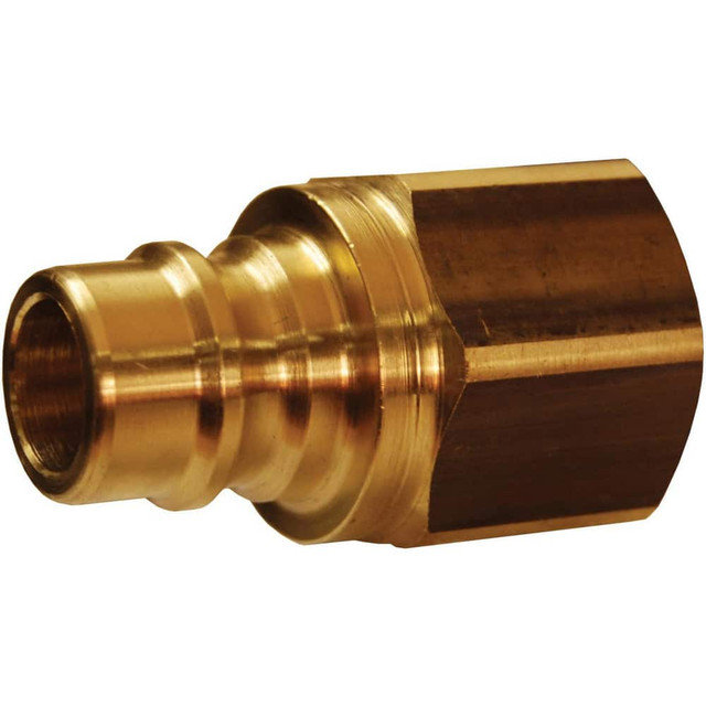 Dixon Valve & Coupling V8F8-B-E Hydraulic Hose Fittings & Couplings; Type: V-Series Unvalved Female Plug ; Fitting Type: Female Plug ; Hose Inside Diameter (Decimal Inch): 1.0000 ; Hose Size: 1 ; Material: Brass ; Thread Type: NPTF