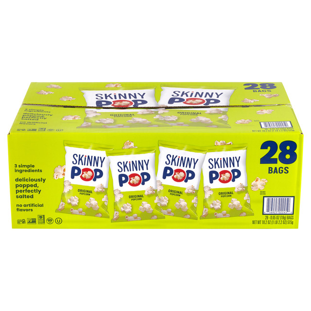 AMPLIFY SNACK BRANDS, INC. 122770 Skinny Pop Salted Popcorn, Box Of 28 Packs AMPLIFY SNACK BRANDS, INC. 122770 Skinny Pop Salted Popcorn, Box Of 28 Packs