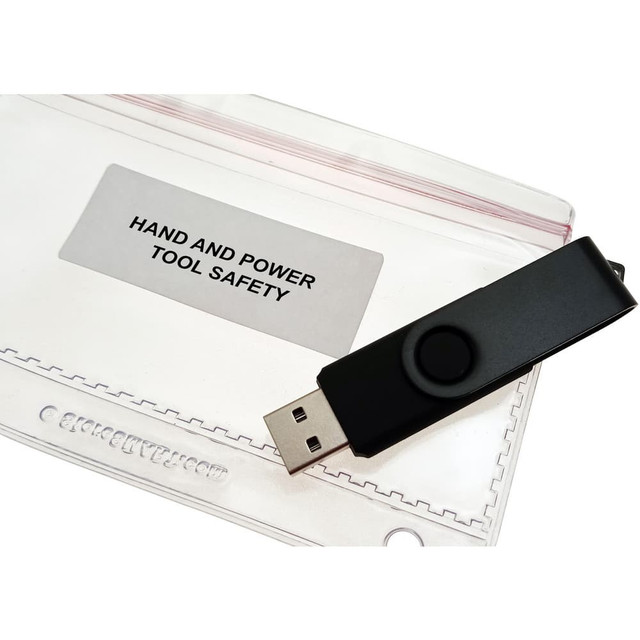 Marcom V000044UEM Multimedia Training Kits & Packages; Kit Type: Multimedia Training ; Topic: Hand and Power Tool Safety ; Language: English ; Training Program Title: Hand and Power Tool Safety ; Media Format: USB ; Run Time: 15min