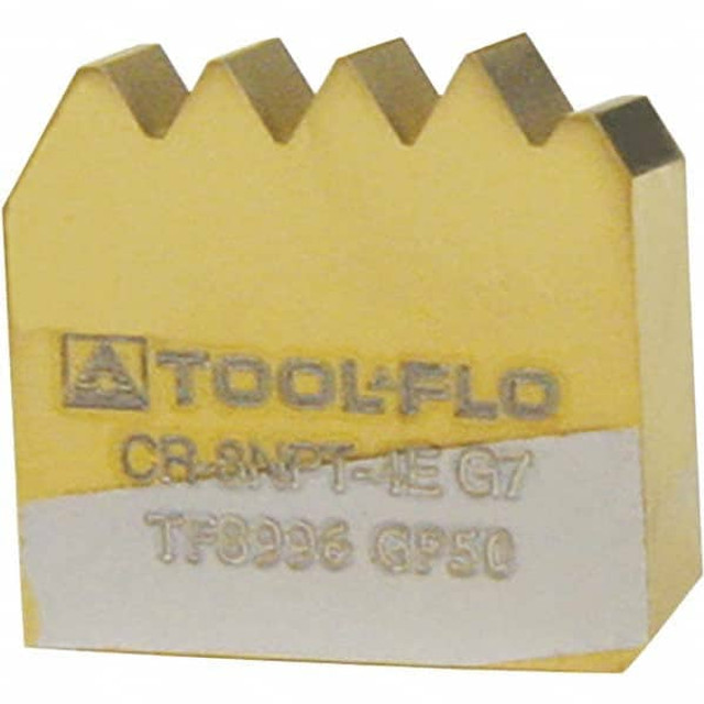 Tool-Flo M3648996AC50C Threading Insert:CR Style, AC50C Grade, Solid Carbide