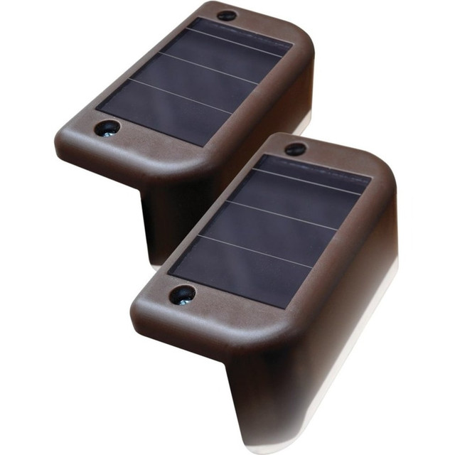 MAXSA INNOVATIONS LLC 47332 Maxsa Solar Deck Light - 4 pack - 1.2in x Height 3.8in Width - LED Bulb - Rechargeable Battery, Automatic, Weather Proof - Plastic MAXSA INNOVATIONS LLC 47332 Maxsa Solar Deck Light - 4 pack - 1.2in x Height 3.8in Width - LED Bulb - Rechargeable Battery, Automatic, Weather Proof - Plastic