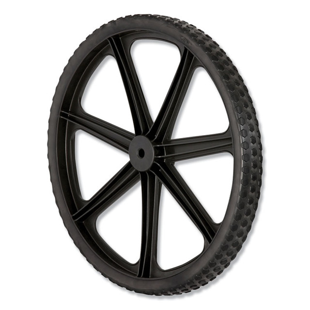 RUBBERMAID COMMERCIAL PROD. M1564200 Wheel for 5642, 5642-61 Big Wheel Cart, 20" Wheel, Black