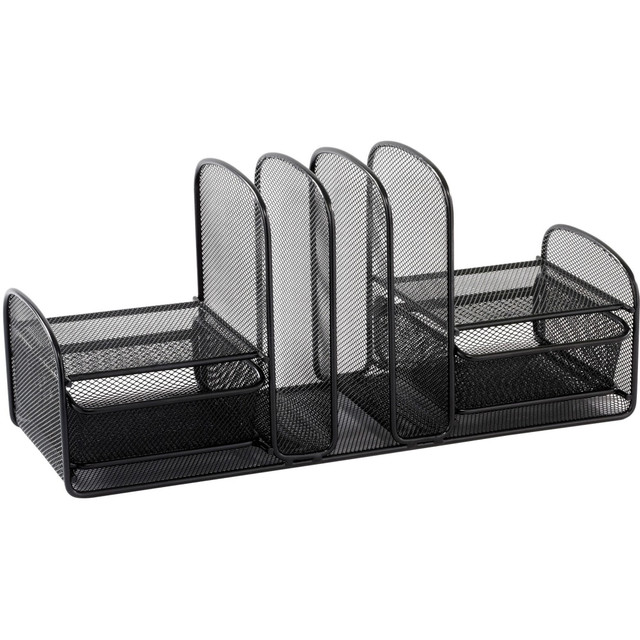 SAFCO PRODUCTS CO 3263BL Safco Onyx Mesh Desk Organizer, Black SAFCO PRODUCTS CO 3263BL Safco Onyx Mesh Desk Organizer, Black