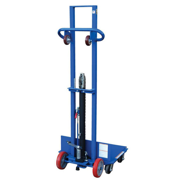 Vestil LLH-242056-4SFL Mobile Hand Lift Table: 500 lb Capacity, 6.13 to 54.13" Lift Height, 20" Platform Width, 20" Platform Length