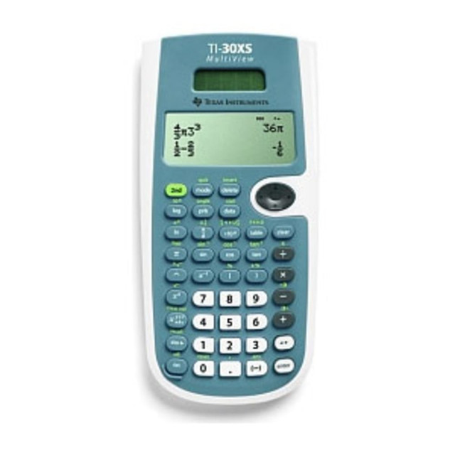 TEXAS INSTRUMENTS INC. Texas Instruments 30XSMV/TBL  TI-30XS MultiView Scientific Calculator, Blue