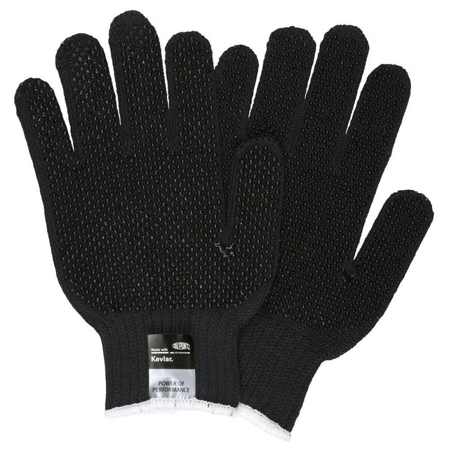 MCR Safety 9366BKL Cut, Puncture & Abrasive-Resistant Gloves: Size L, ANSI Cut A3, ANSI Puncture 3, Polyvinylchloride, Kevlar