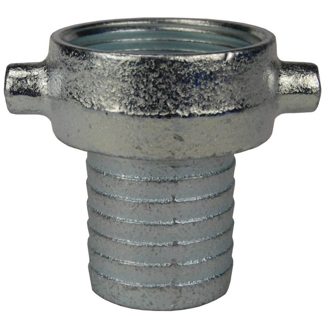 Dixon Valve & Coupling S22N Suction & Discharge Hose Couplings; Type: King Short Shank Suction Hose Coupling ; Coupling Type: Female Suction Coupling ; Coupling Descriptor: Short Shank Female Suction Coupling ; Material: Plated Iron ; Coupler Size (F