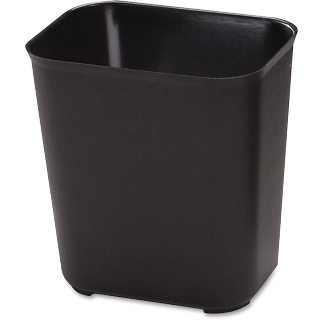 RUBBERMAID 254300BK Fire-Resistant Wastebasket, 7 Gallons, 15 1/2in x 14 1/2in, Black RUBBERMAID 254300BK Fire-Resistant Wastebasket, 7 Gallons, 15 1/2in x 14 1/2in, Black