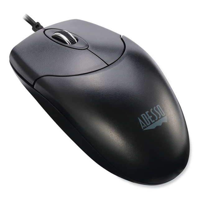 ADESSO INC IMOUSEM6TAA iMouse Desktop Full Sized Mouse, USB, Left/Right Hand Use, Black