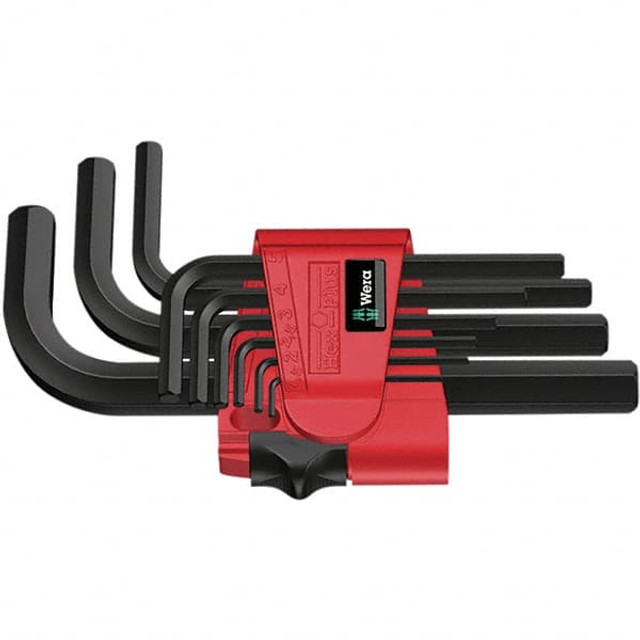 Wera 05027213001 Hex Key: 9 mm Hex, Long Arm