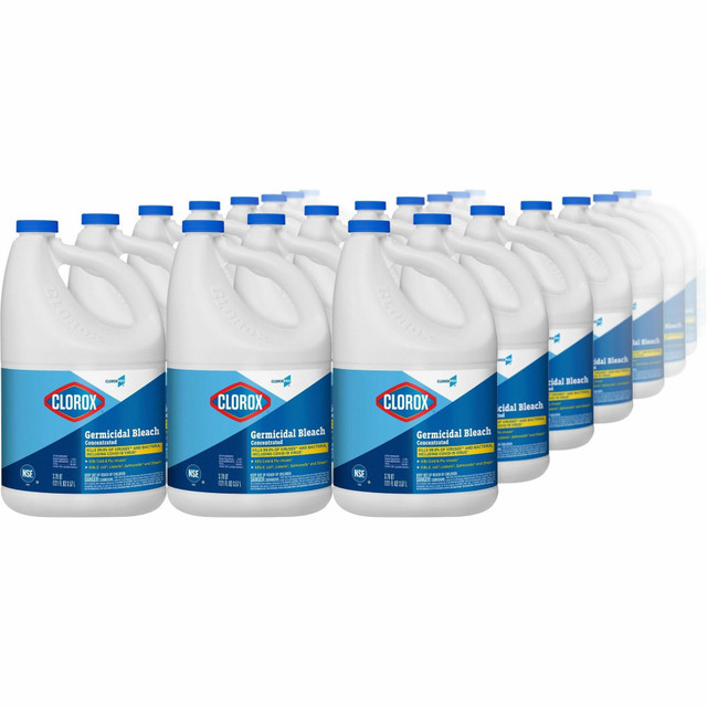 THE CLOROX COMPANY Clorox 30966PL Pro Germicidal Bleach - Concentrate Liquid - 121 fl oz (3.8 quart) - 168 / Pallet - Clear