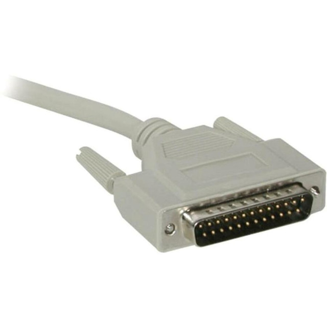 LASTAR INC. 02655 C2G - Serial / parallel extension cable - DB-25 (M) to DB-25 (F) - 6 ft - molded, thumbscrews - beige LASTAR INC. 02655 C2G - Serial / parallel extension cable - DB-25 (M) to DB-25 (F) - 6 ft - molded, thumbscrews - beige