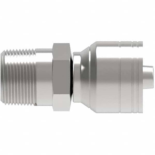 Eaton 10Z-106-BG Hydraulic Hose Male Pipe Rigid Fitting: 10 mm, 3/8-18