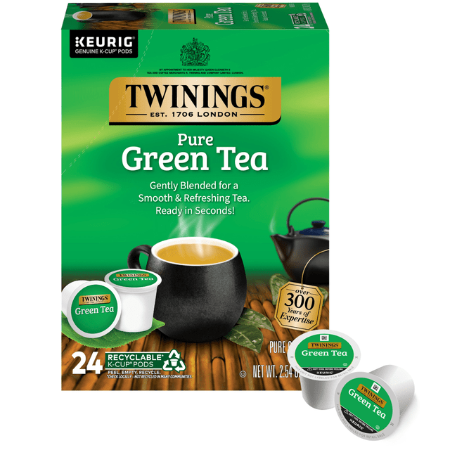 M BLOCK & SONS 08759 Twinings Green Tea, Keurig K-Cup Pods, 24/Box M BLOCK & SONS 08759 Twinings Green Tea, Keurig K-Cup Pods, 24/Box
