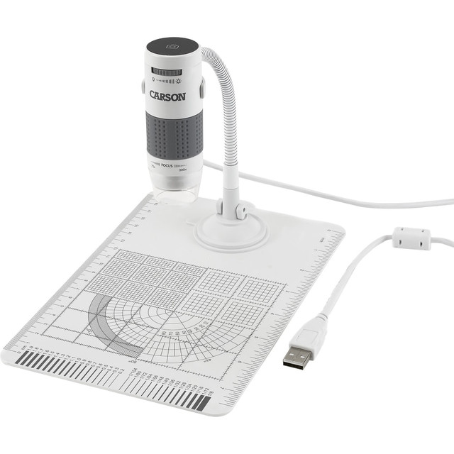 CARSON OPTICAL, INC. MM-840 Carson eFlex MM-840 Digital Microscope - 75x to 300x - 1.9 Megapixel - LED Illumination CARSON OPTICAL, INC. MM-840 Carson eFlex MM-840 Digital Microscope - 75x to 300x - 1.9 Megapixel - LED Illumination