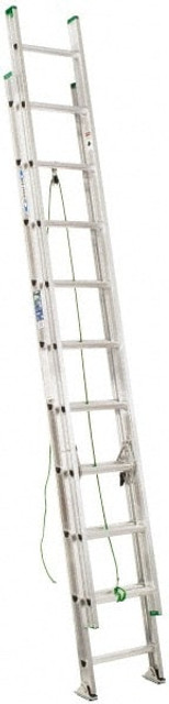 Werner D1240-2 40' High, Type II Rating, Aluminum Extension Ladder