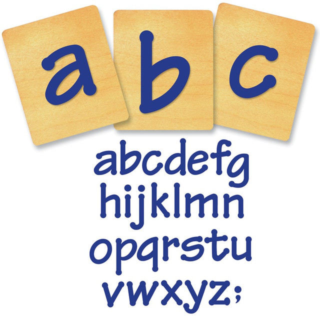 ELLISON EDUCATIONAL EQUIPMENT, INC. 11186-4IN Ellison Prestige SureCut Alphabet Set, 4in, Lollipop Lowercase Letters