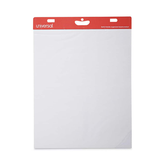 Universal One UNV45600 Easel Pad: 50 Sheets, Unruled, White Paper