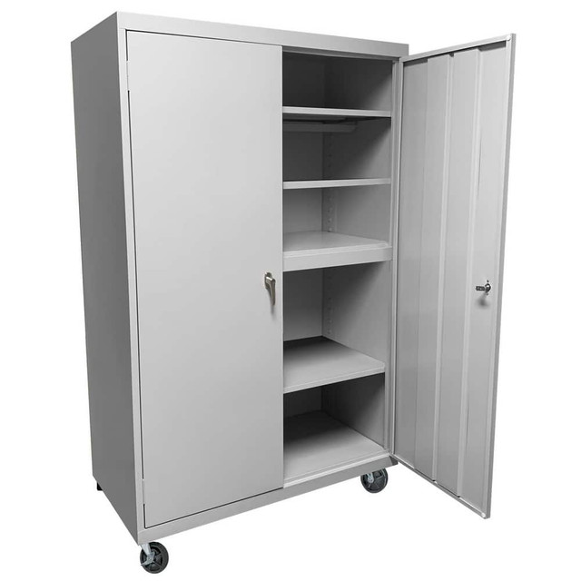 Steel Cabinets USA MAAH-36721RBLGR Storage Cabinets; Cabinet Type: Mobile Storage; Lockable Storage ; Cabinet Material: Steel ; Width (Inch): 36in ; Depth (Inch): 18in ; Cabinet Door Style: Lockable ; Height (Inch): 72in