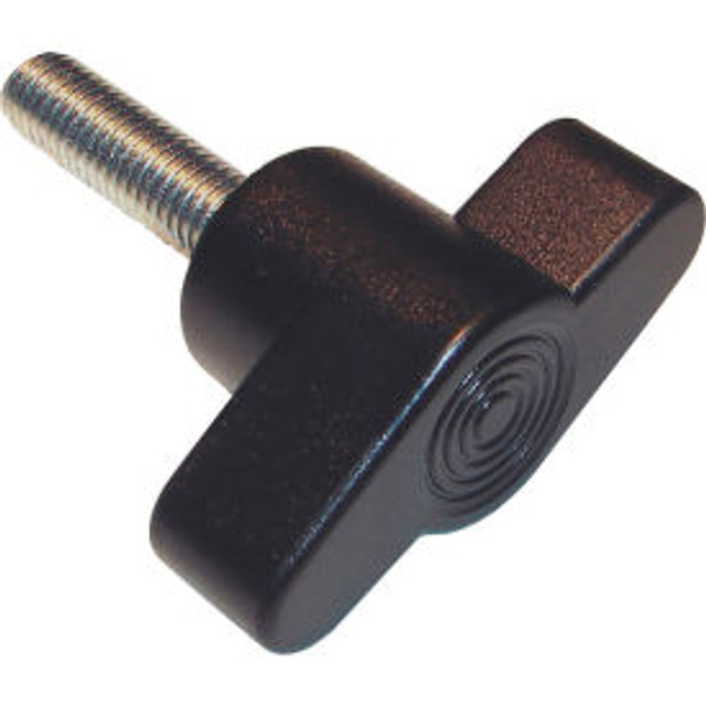 MORTON MACHINE WORKS Plastic Head T-Knob Thumb Screw - 5/16-18 - 1.10"" Thread - 1.38"" Head Dia. - .71"" Head H - Pkg of 5 p/n 3735AD028