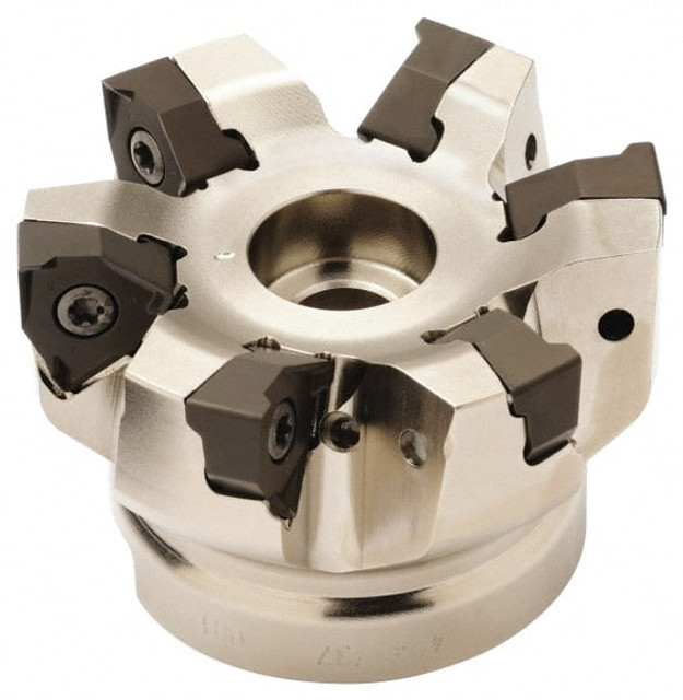 Seco 02623194 63mm Cut Diam, 22mm Arbor Hole Diam, 7.5mm Max Depth, Indexable Square-Shoulder Face Mill