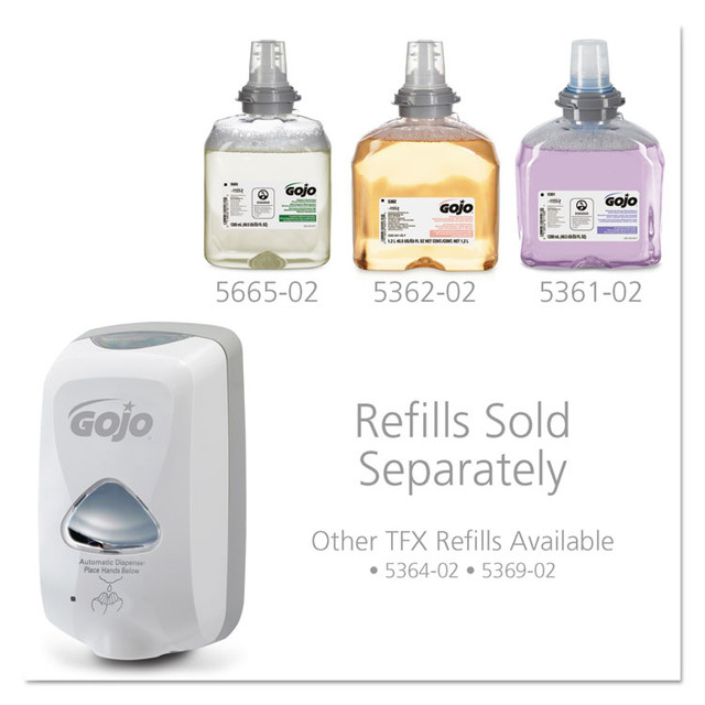 GO-JO INDUSTRIES GOJO® 2740-12 TFX Touch-Free Automatic Foam Soap Dispenser, 1,200 mL, 4.1 x 6 x 10.6, Gray