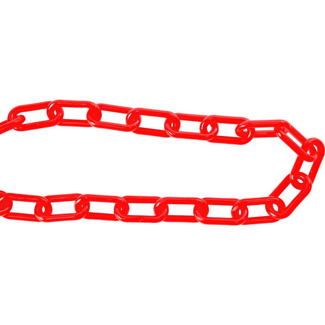 Xpress SAFETY SPCR508MMG1 Barrier Chain: Red, 50' Long