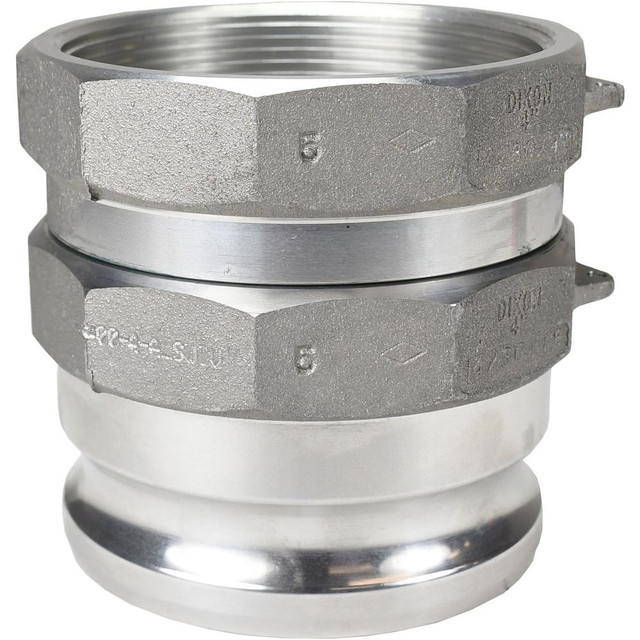 Dixon Valve & Coupling 400-A-ALSWIV Suction & Discharge Hose Couplings; Type: Type A Adapter ; Coupling Type: Cam & Groove ; Coupling Descriptor: Swivel Adapter x FNPT ; Material: Aluminum ; Coupler Size (Fractional Inch): 4 ; Thread Size: 4