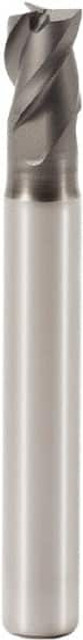 Seco 00030627 Corner Radius End Mill: 3 mm Dia, 4 mm LOC, 0.2 mm Radius, 3 Flutes, Solid Carbide