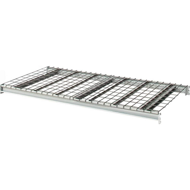 Hallowell HBRL6036WW-PL Storage Racks; Material: Steel ; Color: Light Gray ; Finish: Powder Coated ; Number Of Shelves: 1 ; Shelf Capacity: 3800 ; Gauge: 14