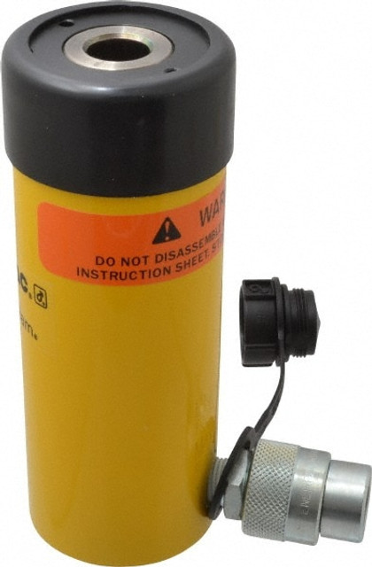 Enerpac RCH123 Portable Hydraulic Cylinder: Single Acting, 8.29 cu in Oil Capacity