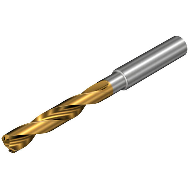 Sandvik Coromant 8151200 Jobber Drill: 6.40 mm Dia, 147 deg Point, Solid Carbide