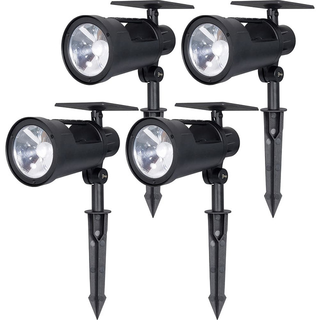 Westinghouse SR52AA34H-08 Landscape Light Fixtures; Type of Fixture: Solar Spot Light ; Mounting Type: Ground ; Lamp Type: LED ; Housing Material: Plastic ; Housing Color: Black ; Wattage: 1.8