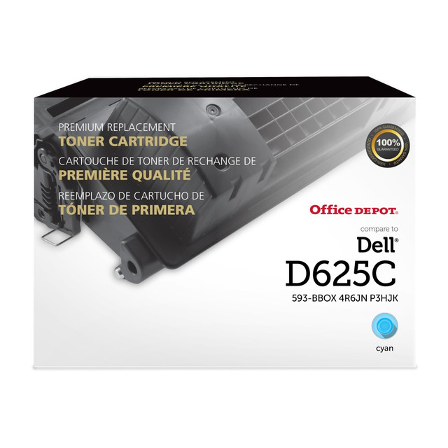 CLOVER TECHNOLOGIES GROUP, LLC 201266 Office Depot Remanufactured Cyan High Yield Toner Cartridge Replacement For Dell H625, ODDH625C